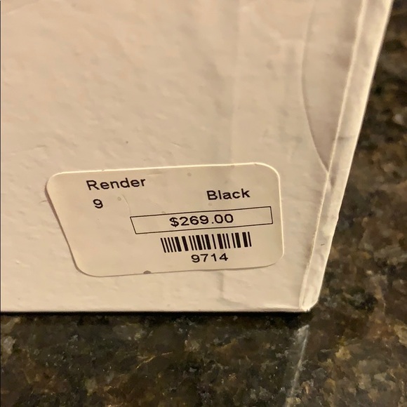 Charles David black leather fur boots size 9M - Picture 8 of 8